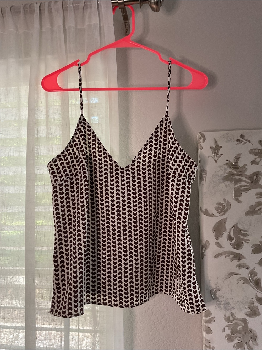 a new day Brown & White Printed V-Neck Cami